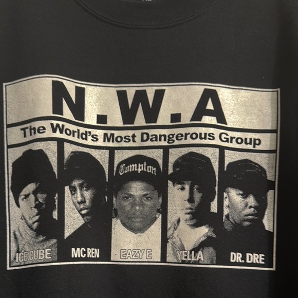 N.W.A The Worlds Most Dangerous Group Sweater - Picture 2 of 6
